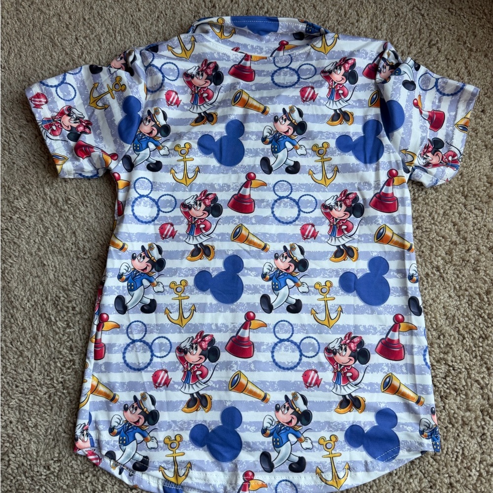 Kids Mickey Mouse Patterned Shirt